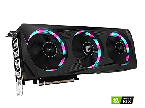 Image of GIGABYTE AORUS GeForce RTX 3060 Ti Elite 8G (REV2.0) Graphics Card, 3X WINDFORCE Fans, LHR, 8GB 256-bit GDDR6, GV-N306TAORUS E-8GD REV2.0 Video Card