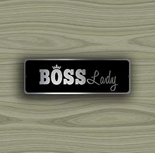 TiuKiu Boss Lady Sign, Boss Lady Signs, Custom Door Signs, Boss Lady Door
