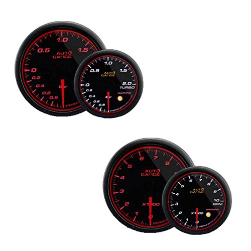 Amazon.co.jp: オートゲージ AUTOGAUGE ブースト計 タコメーター 2点