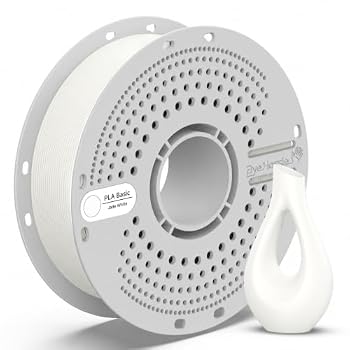 PLA Filament 1.75mm, Jade White, High Toughness, 1KG Spool