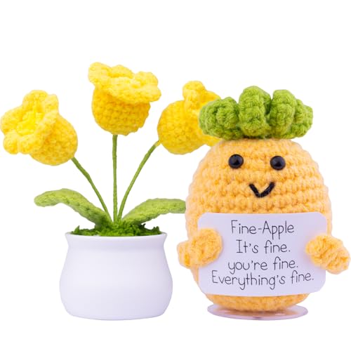 Mwmoeen Pommes de terre positives Pocket Hug - Pommes de terre et pots de fleurs amusants - Crochet fait main - Pomme de terre positive - Sac de pommes de terre inspirantes - Cadeau d'anniversaire Mwmoeen Pommes de terre positives Pocket Hug - Pommes de terre et pots de fleurs amusants - Crochet fait main - Pomme de terre positive - Sac de pommes de terre inspirantes - Cadeau d'anniversaire