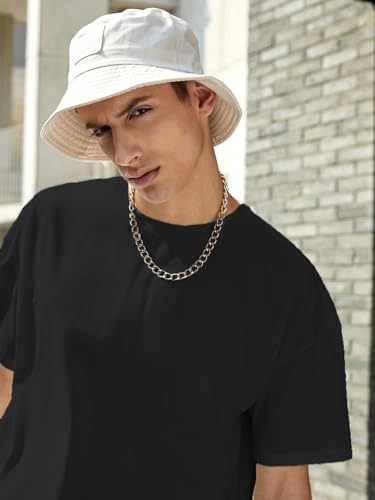 Image of KOTTY Men's Cotton Blend Regular Fit T-Shirt|Casual Wear|Lightweight Breathable