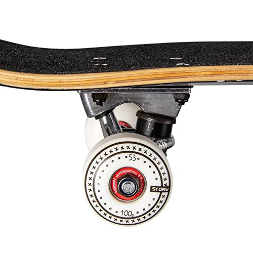 Story Genetic Trick Skateboard (8", Black) #TOP6