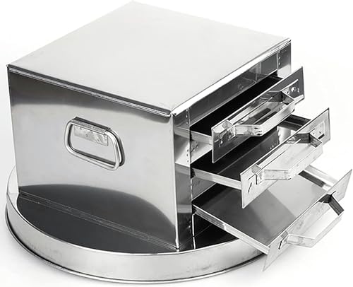 FLTRGO Máquina De Rollos De Fideos De Arroz Vaporizador De 3 Capas, Juego De Cocina De Cajón De Acero Inoxidable, Máquina De Cocción Al Vapor De Rollo De Fideos De Arroz Chino Vaporizador De Alimen~/