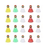 ★ Paquete: 20 piezas de volantes de plumas de nailon en 4 colores diferentes, pero los colores son aleatorios. La cantidad suficiente te permite jugar durante mucho tiempo y está lista para reemplazar y usar como repuesto.