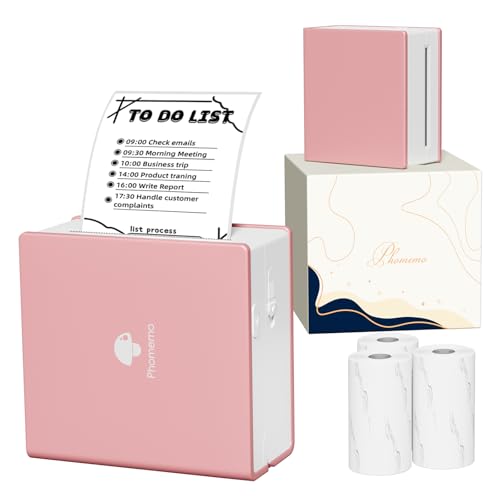 Phomemo M02 Mini Imprimante Thermique,Imprimante Photo Portable Bluetooth Imprimante d'autocollants...