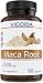 Produktbild Maca für Energieeffizienz + Vitalität  Pflanzliches peruanisches Superfood  2500 mg  90 Kapseln  3 Monate  Natürliches Wurzelpulver 10:1 Extrakt  Für Männer + Frauen  Ohne Zusatzstoffe  Vegan