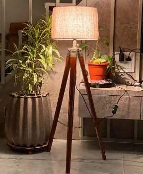 Handicrafts Home Decor Wood, Metal Floor Lamp, Natural Wood for Home and Office Decor, Handicrafts Home Decor Wood, Metal Floor Lamp, Natural Wood for Home and Office Decor,