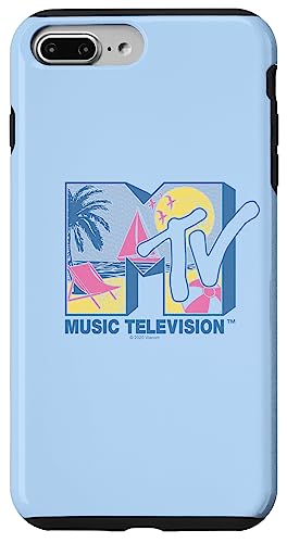 Coque iPhone 7 Plus MTV rétro protection antichoc iPhone 8 Plus