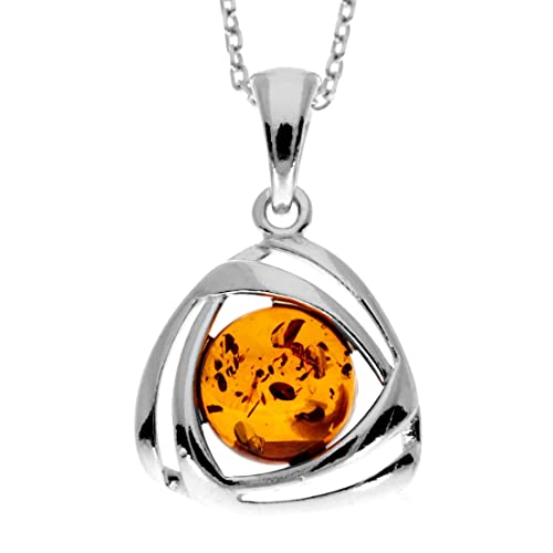 Pendentif celtique ambre argent résout le problème des bijoux ternes