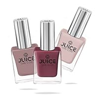 JUICE One Coat Nail Polish Combo No.27 Nude Collection, High Gloss, Chip Resistant, Quick Dry, Gel Effect, Shades : Sun…