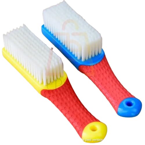 Epsilon Multipurpose Bathroom Tiles Cleaning Brush | Shoe Cleaning Brush | Basin Sink Cleaner Brush | Toilet seat, Tiles, Cloth, Sneaker Shoes, Wash Basin and Bathroom Cleaning Brush - Multicolor (2) (B0CYM28PYP) Amazon Price History, Amazon Price Tracker