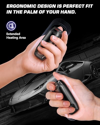 Kesguar Hand Warmers Rechargeable - 2 Pack 14000mAh AI Electric Hand Warmers with Charging Case, Magnetic 2 in 1 Pocket Handwarmers, Portable... - Image 3