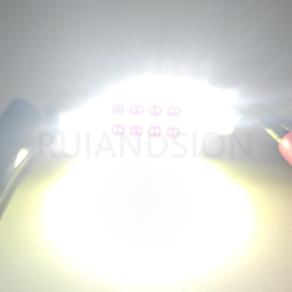 10 szt. festoon LED Ruiandsion 39mm Canbus 800lm 6000K biała 6-30V | Uniwersalne 12/24V 6–30V, bez polarności, Canbus bez błędów, mocne białe światło