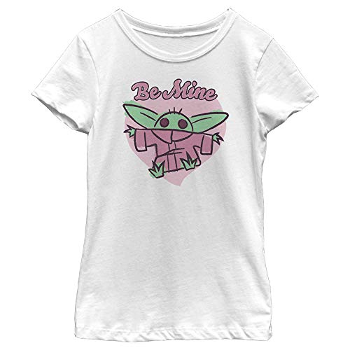 Fifth Sun Star Wars: Mandalorian Be Mine Groku Girls Short Sleeve Tee Shirt