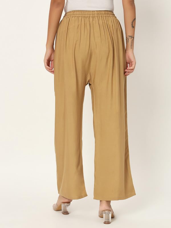 Image of Soft Colors Women Regular Fit Pocket Palazzo