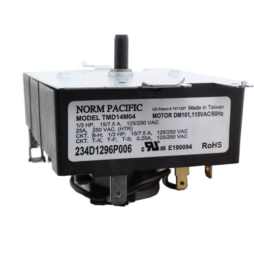 TMD14M04 - OEM Upgraded Replacement for General Electric Dryer Timer Control