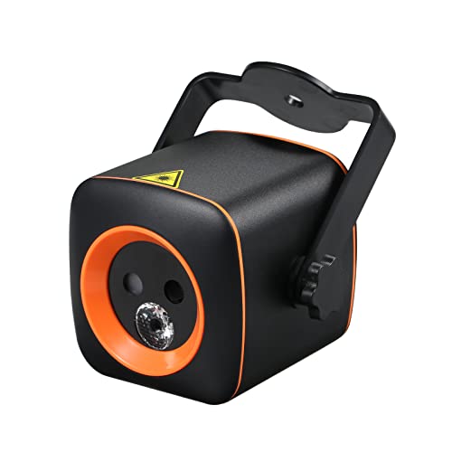 ERYUE Mini Lampada da Festa Portatile con Luce Stroboscopica Attivata Dal Suono per Decorazioni per la Casa, Barra di Compleanno, LED RGB, Impermeabile IP20, ABS + Alluminio (Batteria ricaricabile