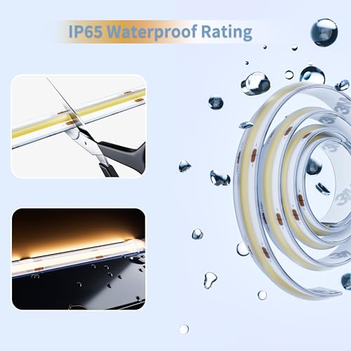 Tira LED COB PAUTIX 6.1m IP65 Blanco Cálido 3000K miniatura 4