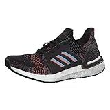 adidas Ultraboost 19 M, Zapatillas para Correr Hombre, Núcleo Negro/Azul Brillante/Núcleo Negro, 40 2/3 EU
