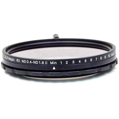 SLR MAGIC Variable ND 0.4-1.8 Filter (62MM Rear Thread, 72MM Front) (SLR-62VND II)