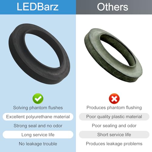 Image of 33239 RV Toilet Seal 3 Inch Replacement for Thetford, RV Toilet Parts for Camper Trailer and Most Standard 3 Inch Toilet Closet Flange Seal Repair kit