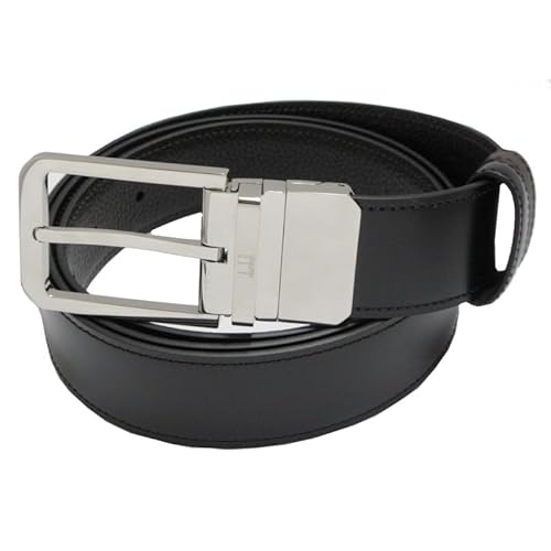 [ダンヒル] ベルトメンズ 26R4T32MD001 ☆35MM TG REED PDP DSP/SG LTR, BLACK, 42☆ 【リバーシブル】【サイズ調整可能】 [並行輸入品]