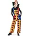 Produktbild KarnevalsTeufel Herren-/Damenkostüm Clown Pebbi Latzhose bunt fröhlich Karneval, Mottoparty (XXX-Large)