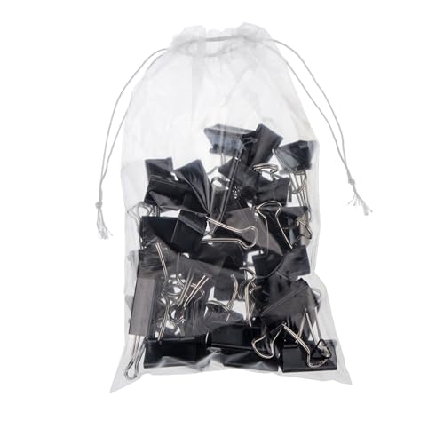 HeiGroup - HeiZip Kordelzugbeutel 100 x 120 mm, 50 Stück, Wiederverschließbarer Beutel mit Kordelzug, Plastikbeutel, Verschlussbeutel, Verpackungsmaterial 50 µm/my, PE Beutel