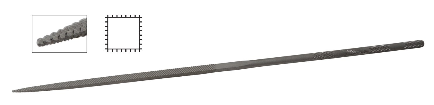 Glardon Vallorbe Swiss Square 6-1/4" Needle File Extra Coarse Cut #00 LA2408