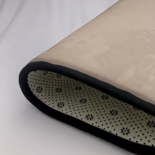 Tapis de sol absorbant en velours fin HYTTER marron clair durable - 6