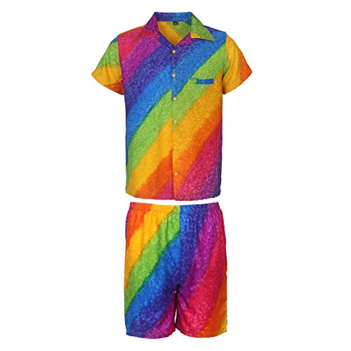 Ensemble d'été homme anti-transpiration chemise et short cerf