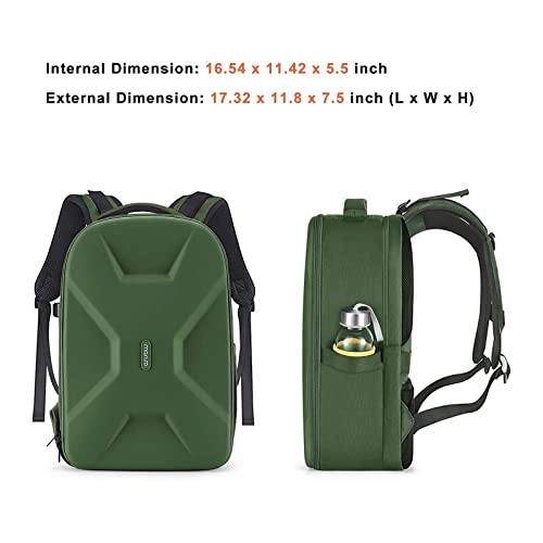 Image of MOSISO Camera Backpack, Photography Camera Bag 15-16 inch Waterproof Hardshell Case with Tripod Holder&Laptop Compartment