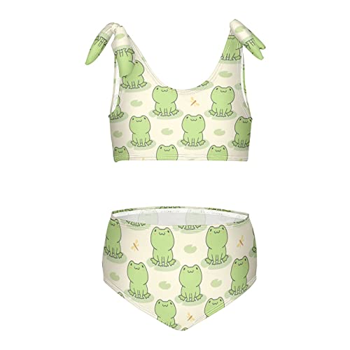 MNSRUU Girls Swimsuits Bear Girls Tankini Bathing Suits Two Piece Swimwear Cute Bikini Set 3-12 Years2