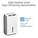 Waykar 2000 Sq. Ft. 2025 Energy Star Dehumidifier for Home and Basements, with Auto or Manual Drainage, 0.66 Gallon Water Tank Capacity