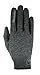 Produktbild Roeckl Sports Lauf Handschuh JAVA, Running Unisex Fingerhandschuh, Anthrazit Melange 8.5
