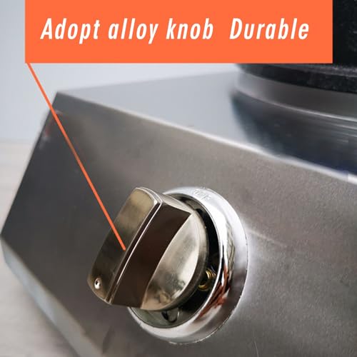 Portable Gas Stove,Cassette Stove,Max 136,480BTU Single Burner Cassette Stove Piezo-Ceramic Ignition for Camping Cooking Car Travel Home and Apartment (Color : LPG)