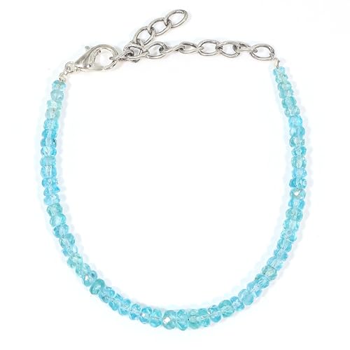 Bracelet en apatite FB-1988 à facettes idée cadeau idéal femme