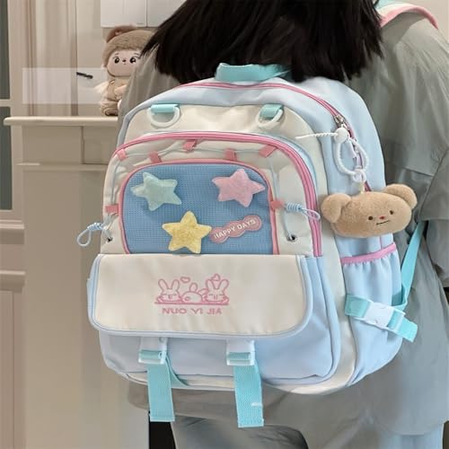 Cartable backpack de lycée de grande capacité pour élèves du secondaire - 4