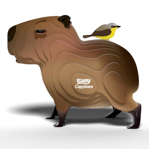 Puzzle 3D Capybara carton recyclé : idée cadeau originale de 6 à 99 ans - 7
