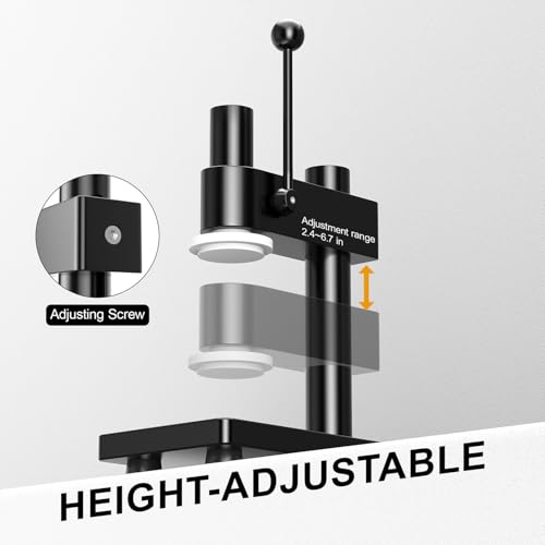 Máquina selladora manual de latas para botellas y latas de aluminio, herramienta de altura ajustable para elaboración casera y comercial