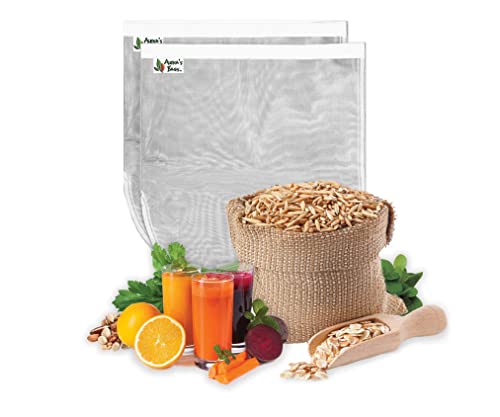 Alexa's Bags (2 Pack) Pro Quality Juicing & Nut Milk Bag - 13