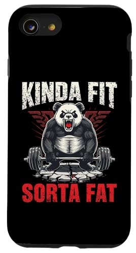 Kinda Fit Sorta Fat Funny Panda W tBbglX EGCgteBO X}zP[X iPhone SE (2020) / 7 / 8 p