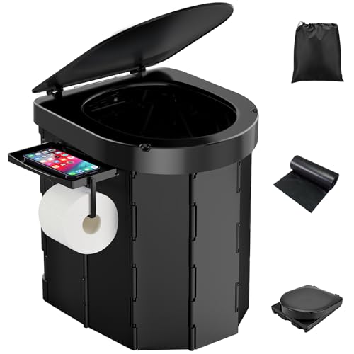 PAHTTO Portable Foldable Toilet for Adults with...