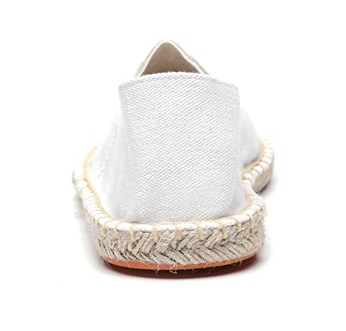 Image of Mintzice Men's Solid Comfortable Slip on Canvas Espadrilles Flat