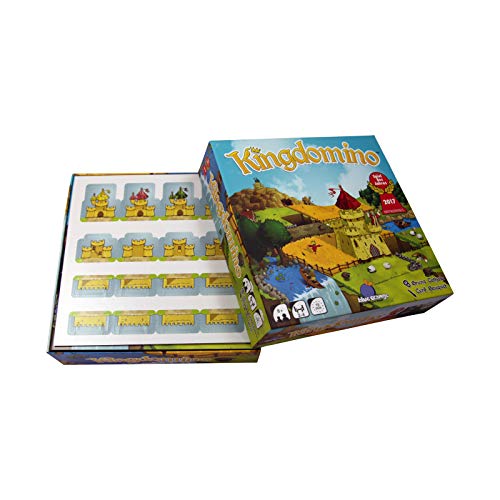 Image of Tickles Kingdomino Strategy & War Board Game for Family Kids Adults (Age: 8+ || Number of Players : 2-4)