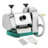 DIYAREA Manual Sugarcane Juicer, Stainless Steel Sugarcane Extractor Squeezer 110 Pounds Output Capacity Per Hour