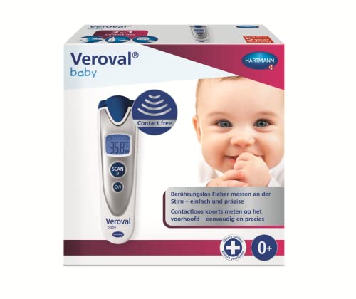 VEROVAL Termómetro infrarrojo sin contacto Veroval Baby: mide la temperatura en la frente sin contacto blanco Cover