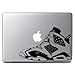Air Jordan No. 6 Retro Shoes Decal Sticker Skin, Die cut vinyl decal for windows, cars, trucks, tool boxes, laptops, MacBook - virtually any hard, smooth surface