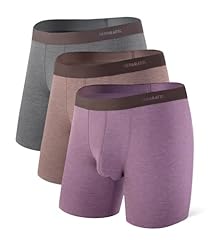 New!-enlarged Support Pouch - a - Heather Gray - Grape/Coffee/Dark Gray - 3 Pack